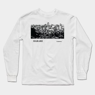 Harare Zimbabwe Long Sleeve T-Shirt